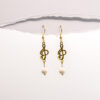 Handmade earrings - Croatian Limestone - Art Shop Unique