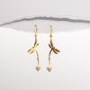 Handmade earrings - Croatian Limestone - Art Shop Unique