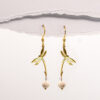 Handmade earrings - Croatian Limestone - Art Shop Unique