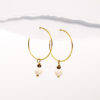 Handmade earrings - Croatian Limestone - Art Shop Unique
