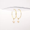 Handmade earrings - Croatian Limestone - Art Shop Unique