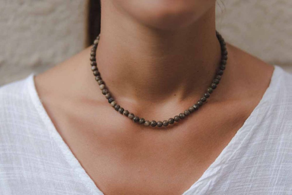 Handmade necklace - Croatian Limestone - Art Shop Unique
