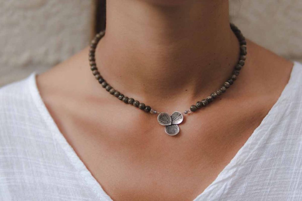 Handmade necklace - Croatian Limestone - Art Shop Unique