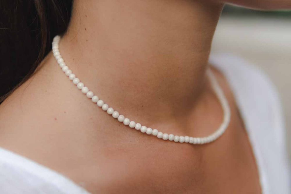 Handmade necklace - Croatian Limestone - Art Shop Unique