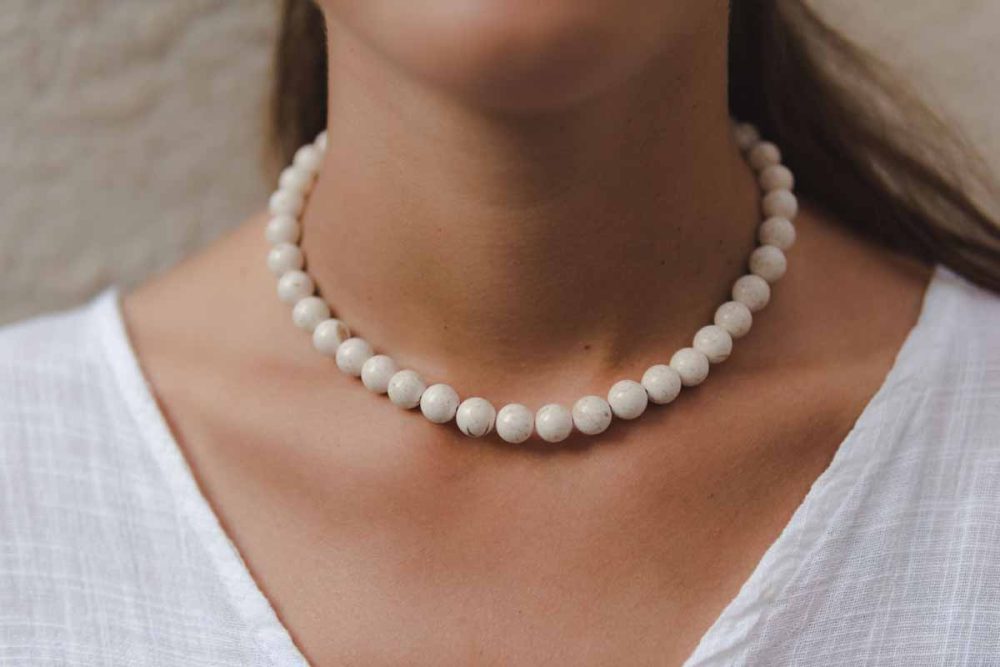 Handmade necklace - Croatian Limestone - Art Shop Unique