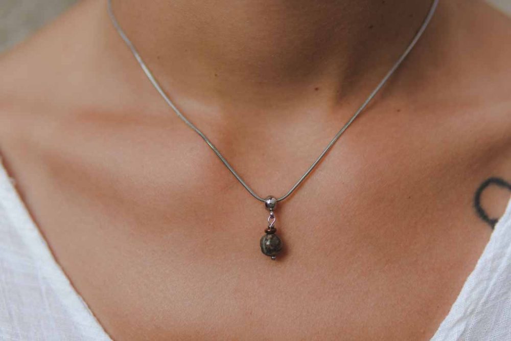 Handmade necklace - Croatian Limestone - Art Shop Unique
