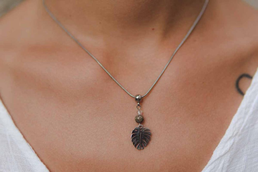 Handmade necklace - Croatian Limestone - Art Shop Unique