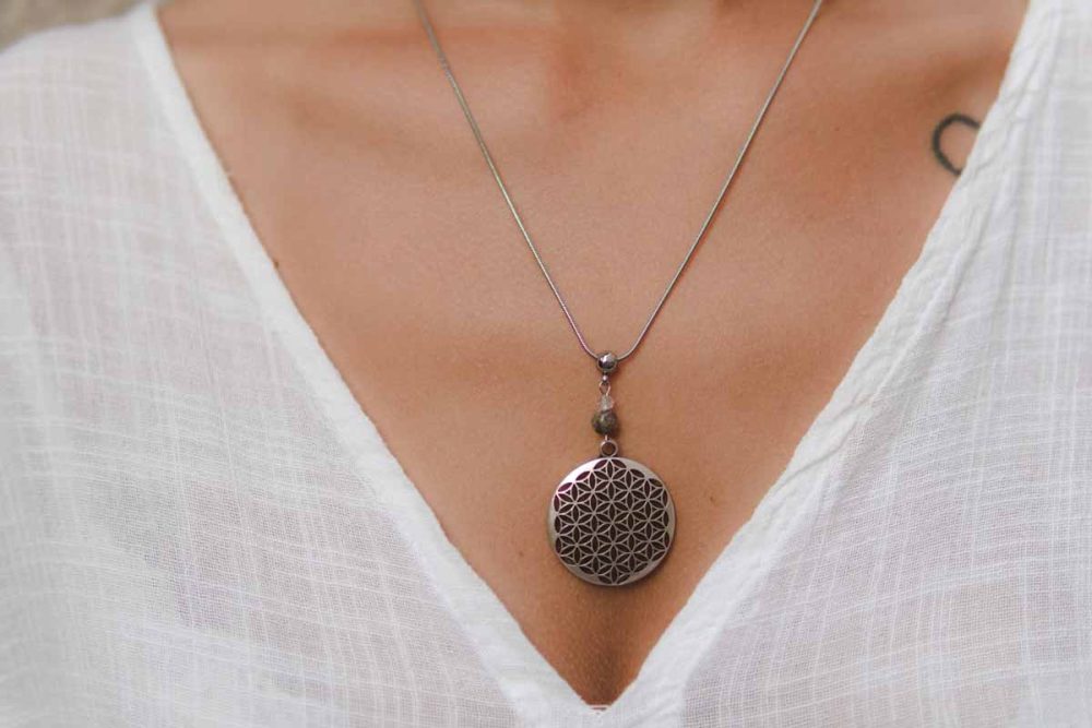 Handmade necklace - Croatian Limestone - Art Shop Unique