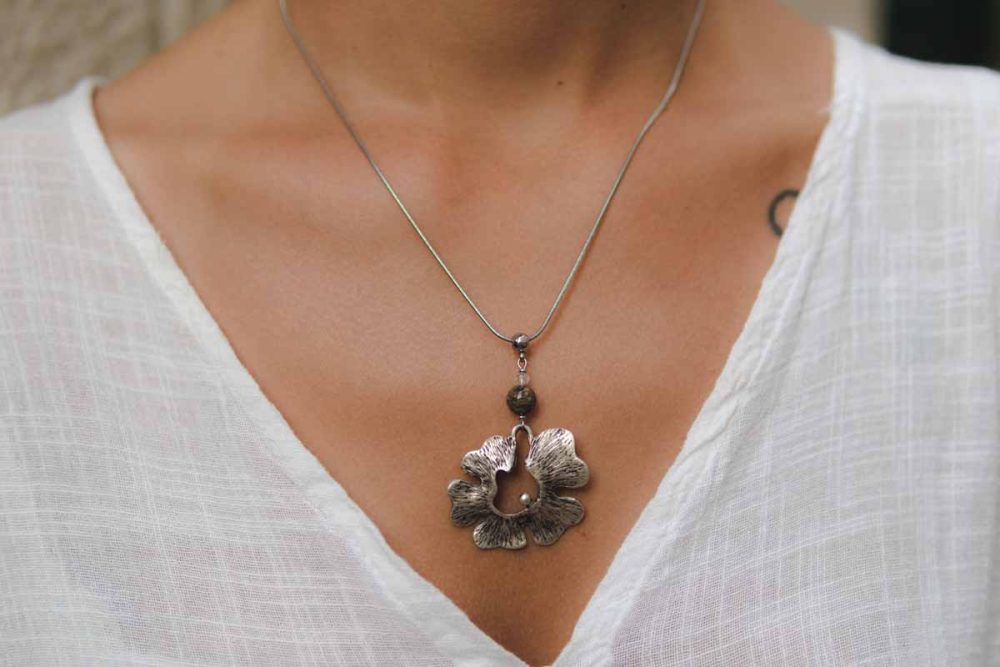 Handmade necklace - Croatian Limestone - Art Shop Unique