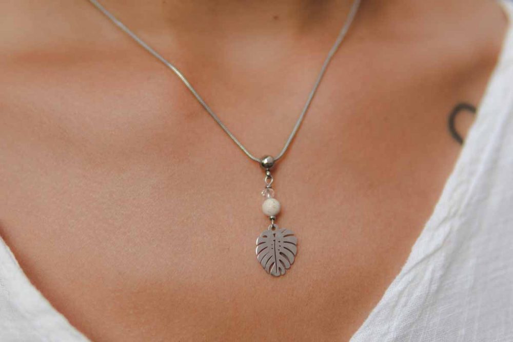 Handmade necklace - Croatian Limestone - Art Shop Unique