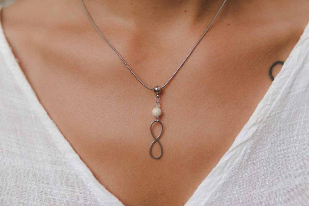 Handmade necklace - Croatian Limestone - Art Shop Unique