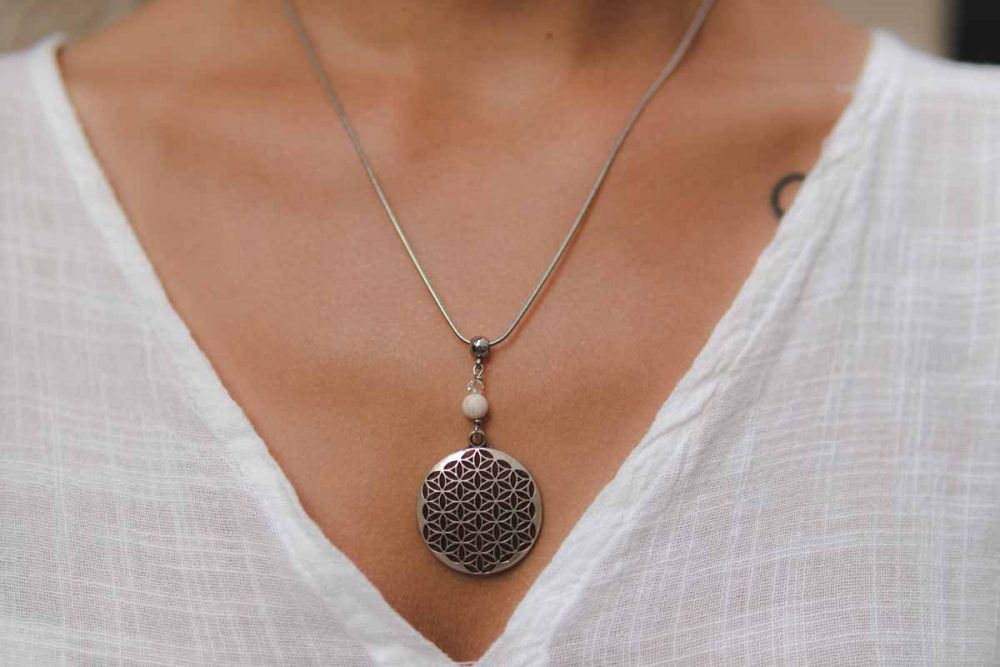 Handmade necklace - Croatian Limestone - Art Shop Unique