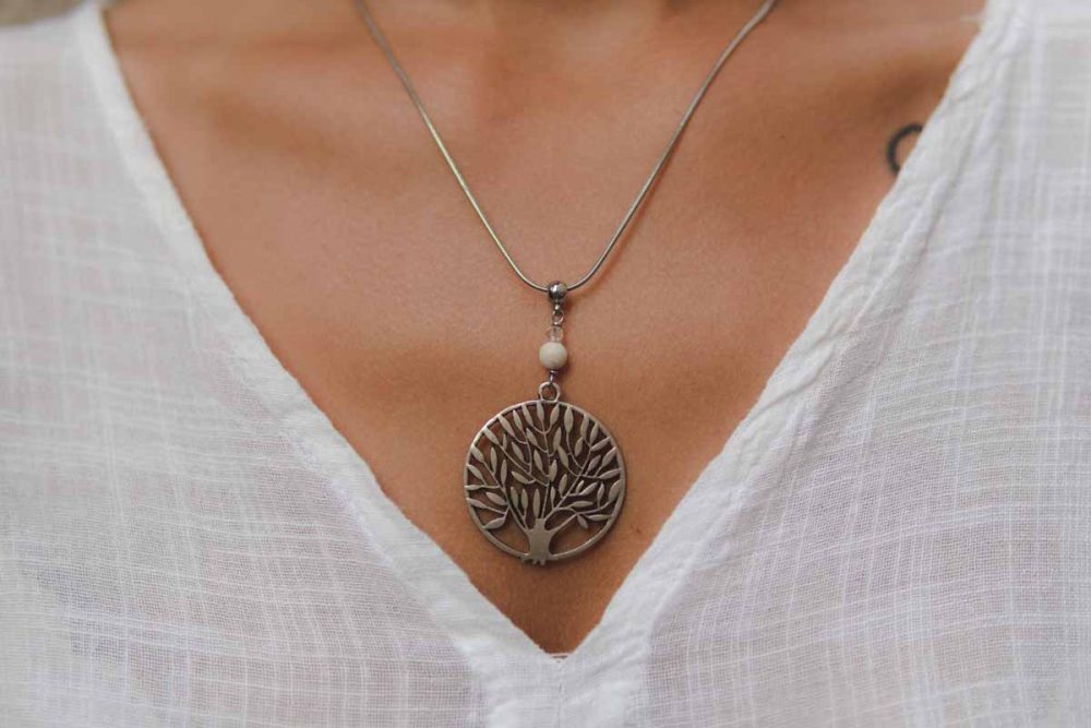 Ručno izrađena ogrlica - Brački kamen - Art Shop Unique