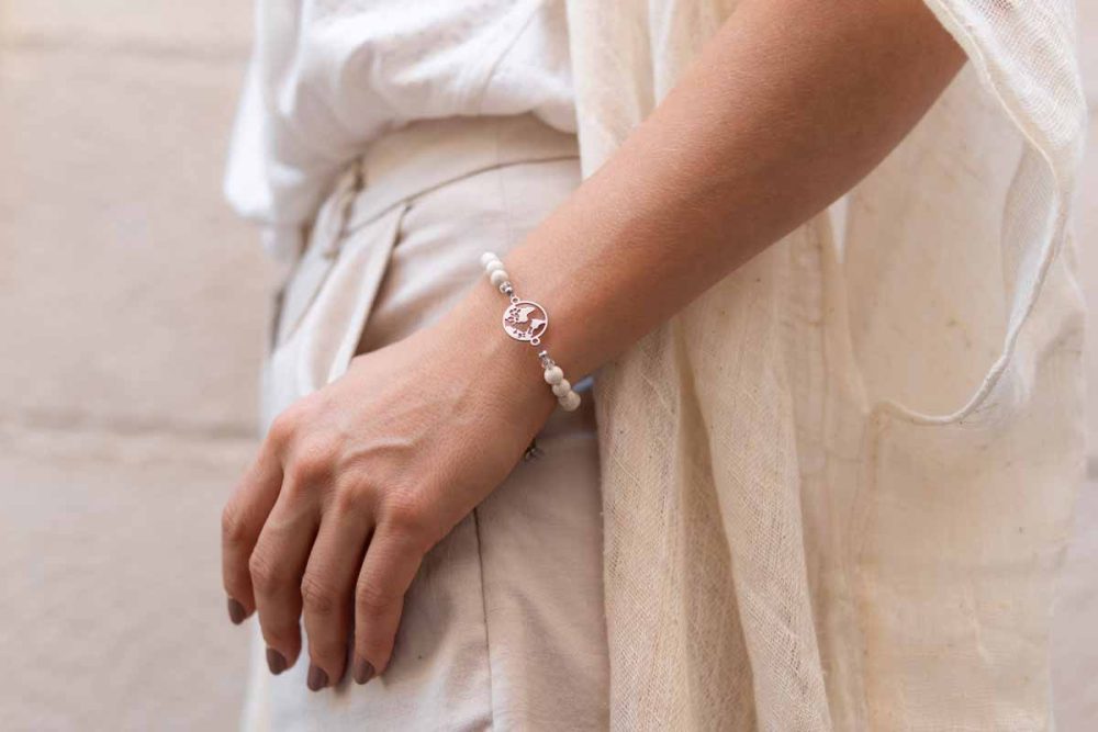 Handmade bracelet - Croatian Limestone - Art Shop Unique