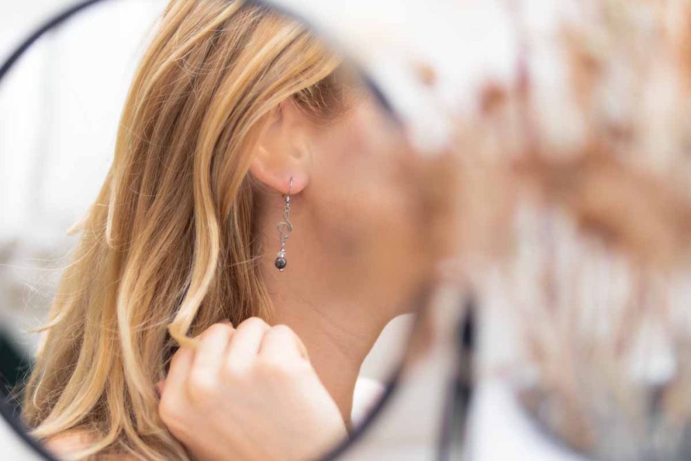 Handmade earrings - Croatian Limestone - Art Shop Unique
