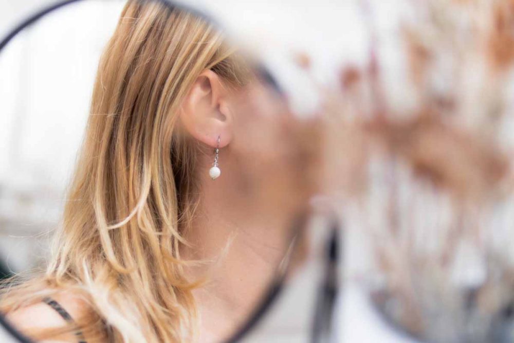Handmade earrings - Croatian Limestone - Art Shop Unique