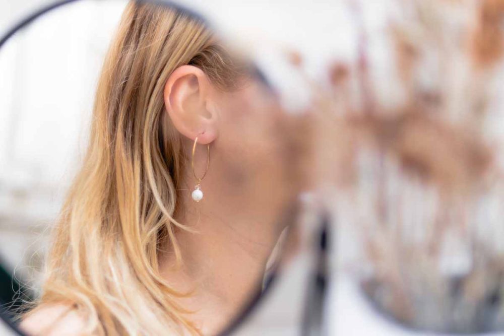 Handmade earrings - Croatian Limestone - Art Shop Unique