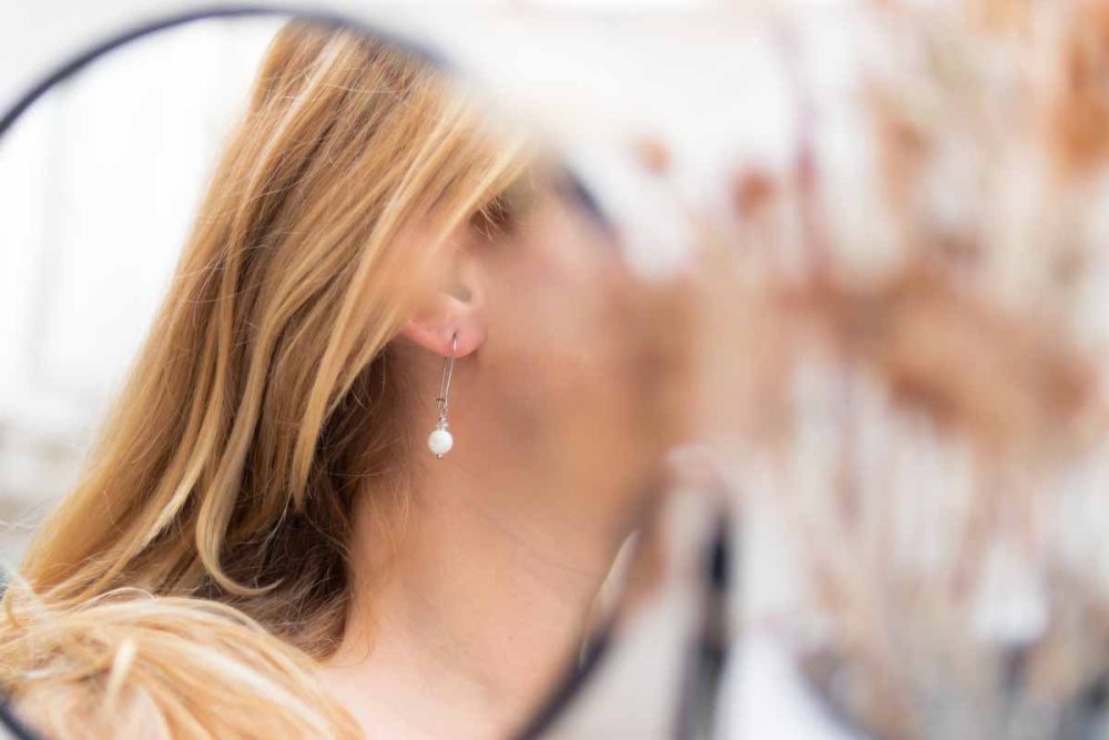 Handmade earrings - Croatian Limestone - Art Shop Unique