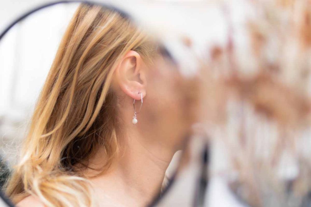 Handmade earrings - Croatian Limestone - Art Shop Unique