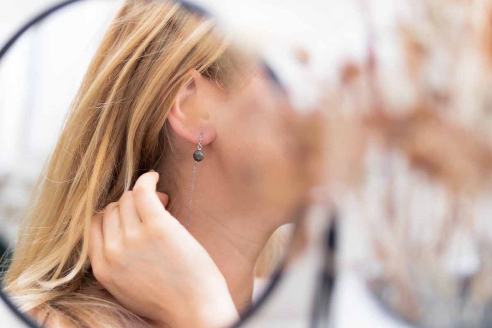 Handmade earrings - Croatian Limestone - Art Shop Unique