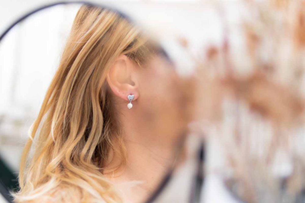 Handmade earrings - Croatian Limestone - Art Shop Unique