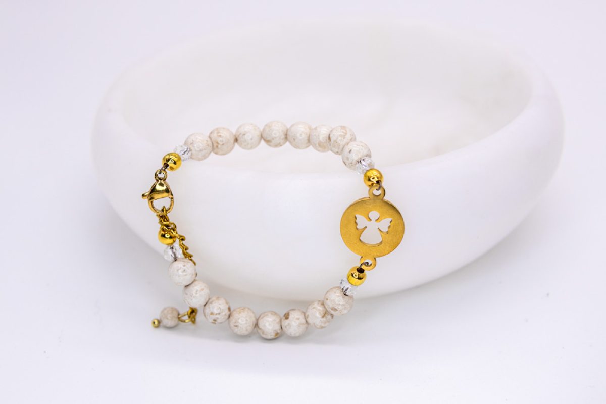 Handmade bracelet - Croatian Limestone - Art Shop Unique