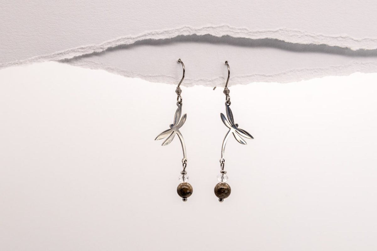 Handmade earrings - Croatian Limestone - Art Shop Unique