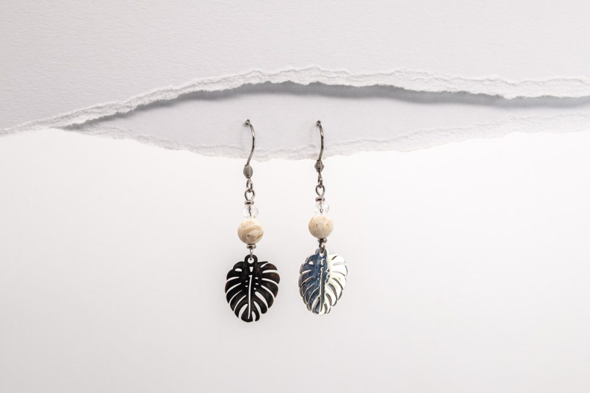 Handmade earrings - Croatian Limestone - Art Shop Unique