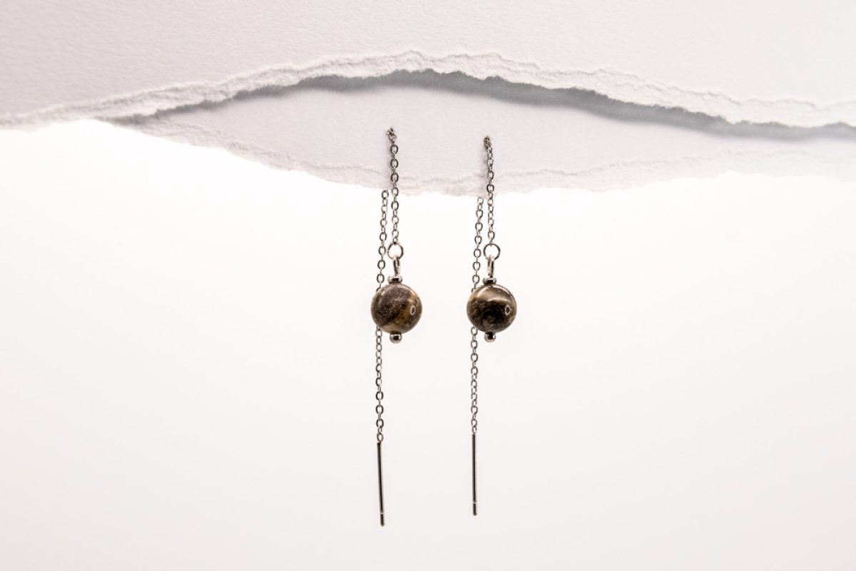 Handmade earrings - Croatian Limestone - Art Shop Unique