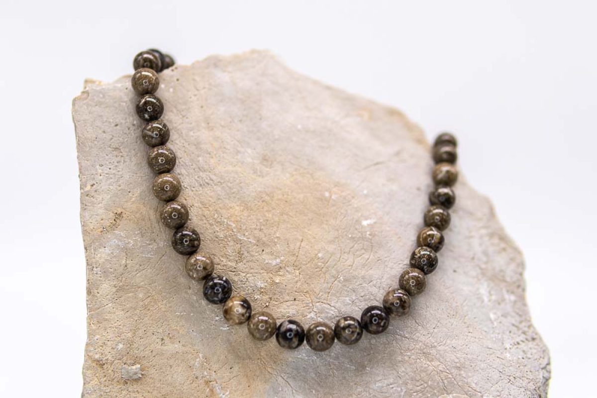 Handmade necklace - Croatian Limestone - Art Shop Unique