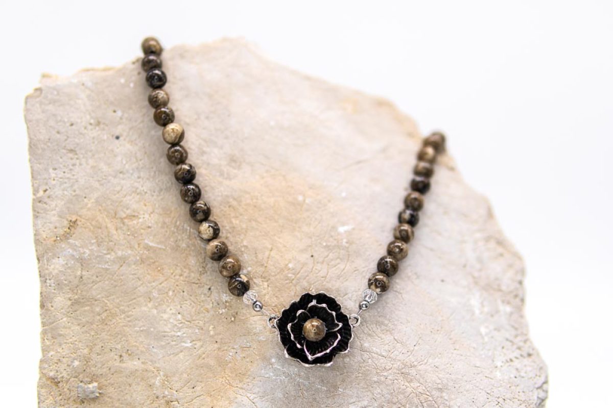 Handmade necklace - Croatian Limestone - Art Shop Unique