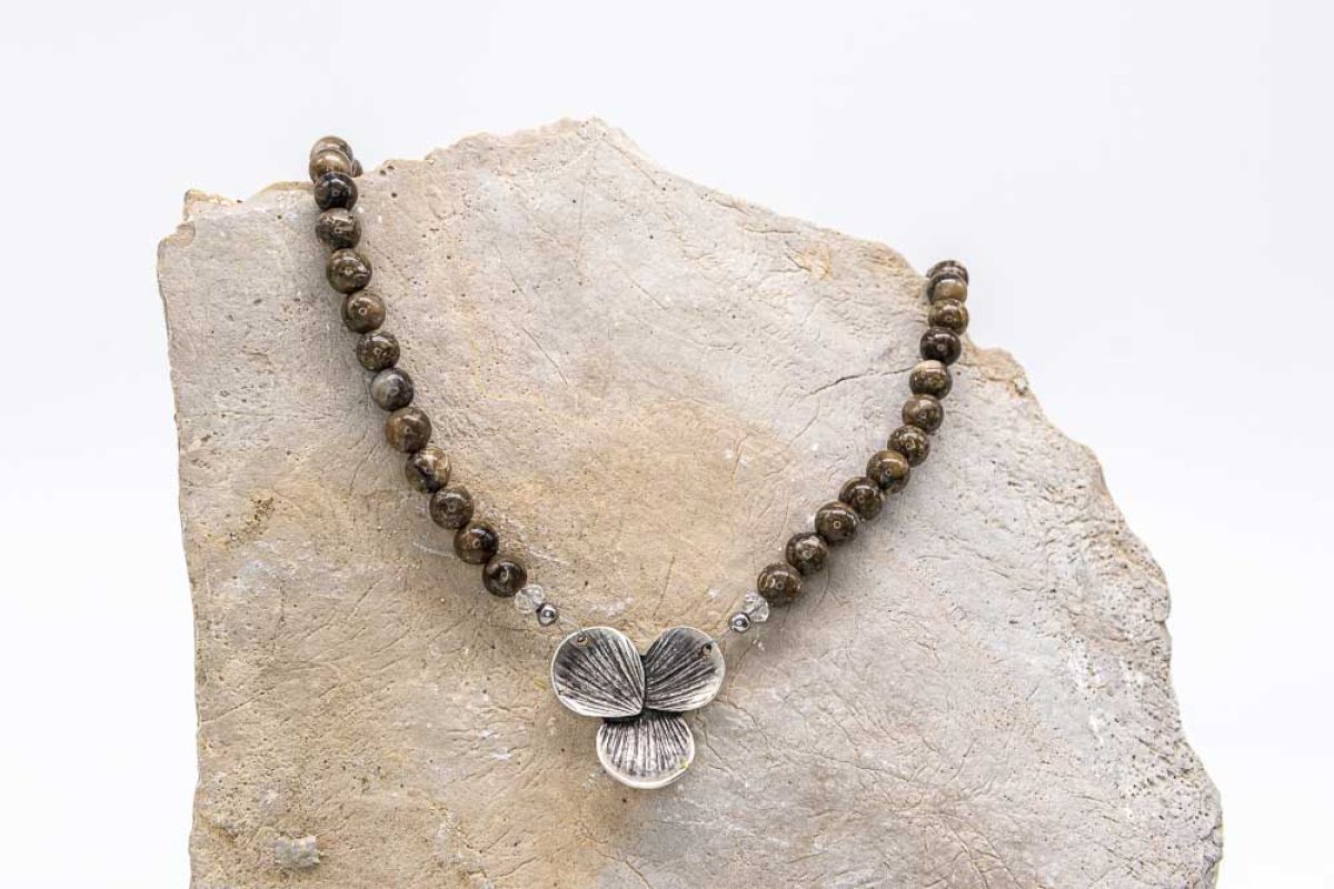 Handmade necklace - Croatian Limestone - Art Shop Unique