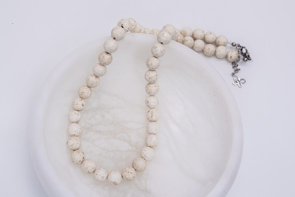 Handmade necklace - Croatian Limestone - Art Shop Unique