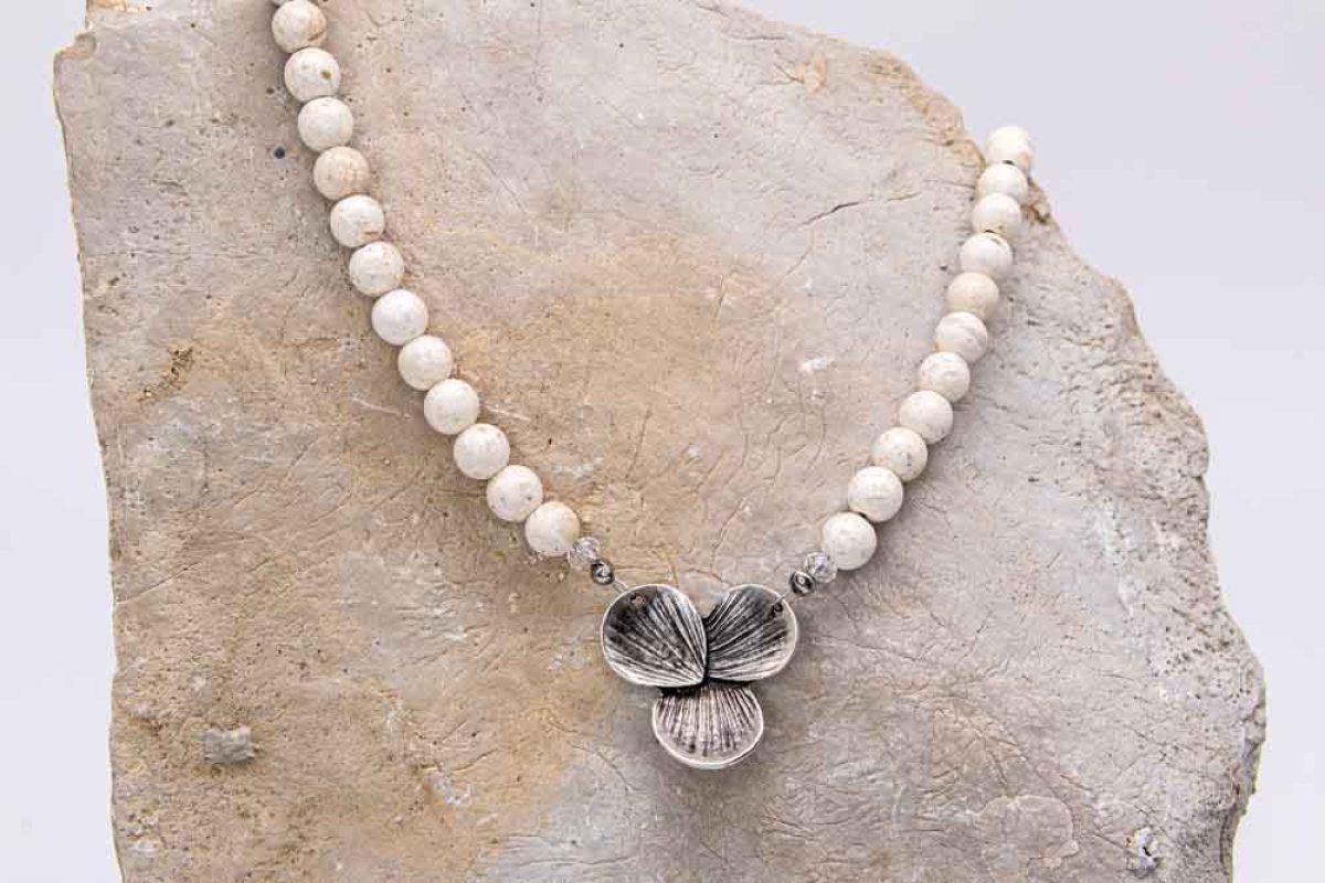 Handmade necklace - Croatian Limestone - Art Shop Unique