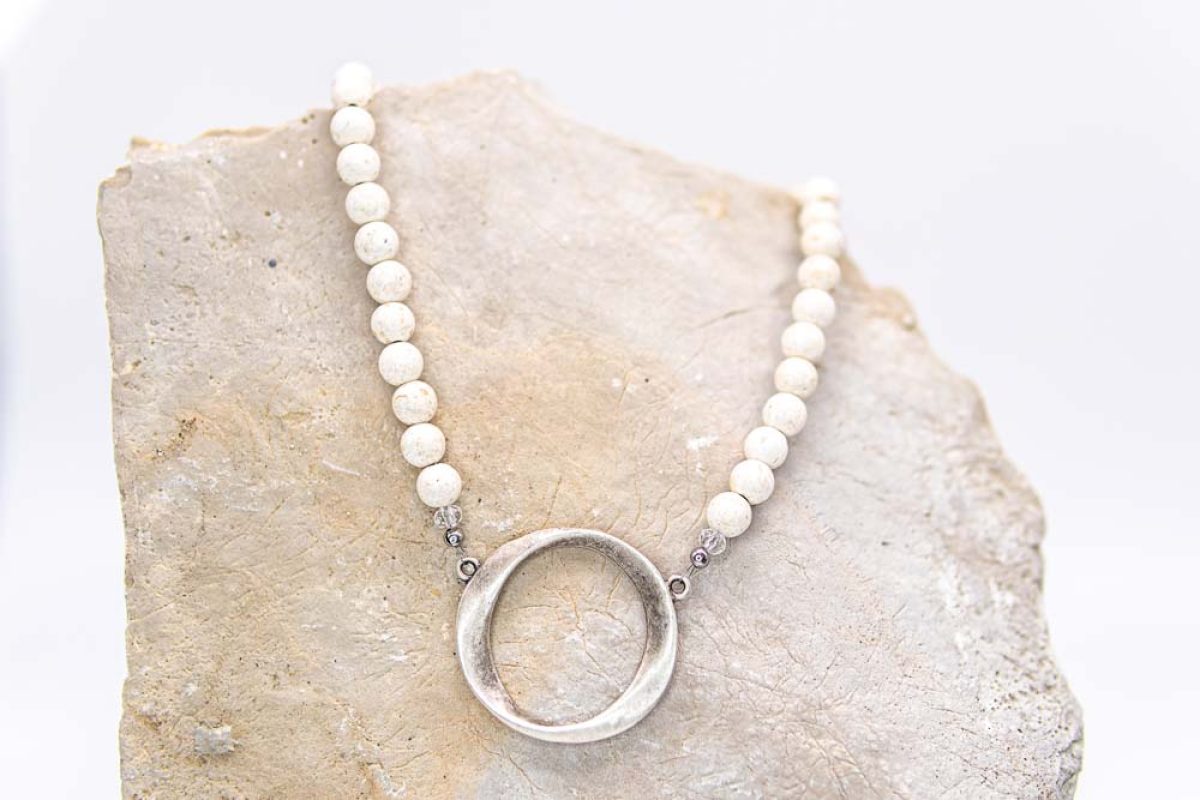 Handmade necklace - Croatian Limestone - Art Shop Unique