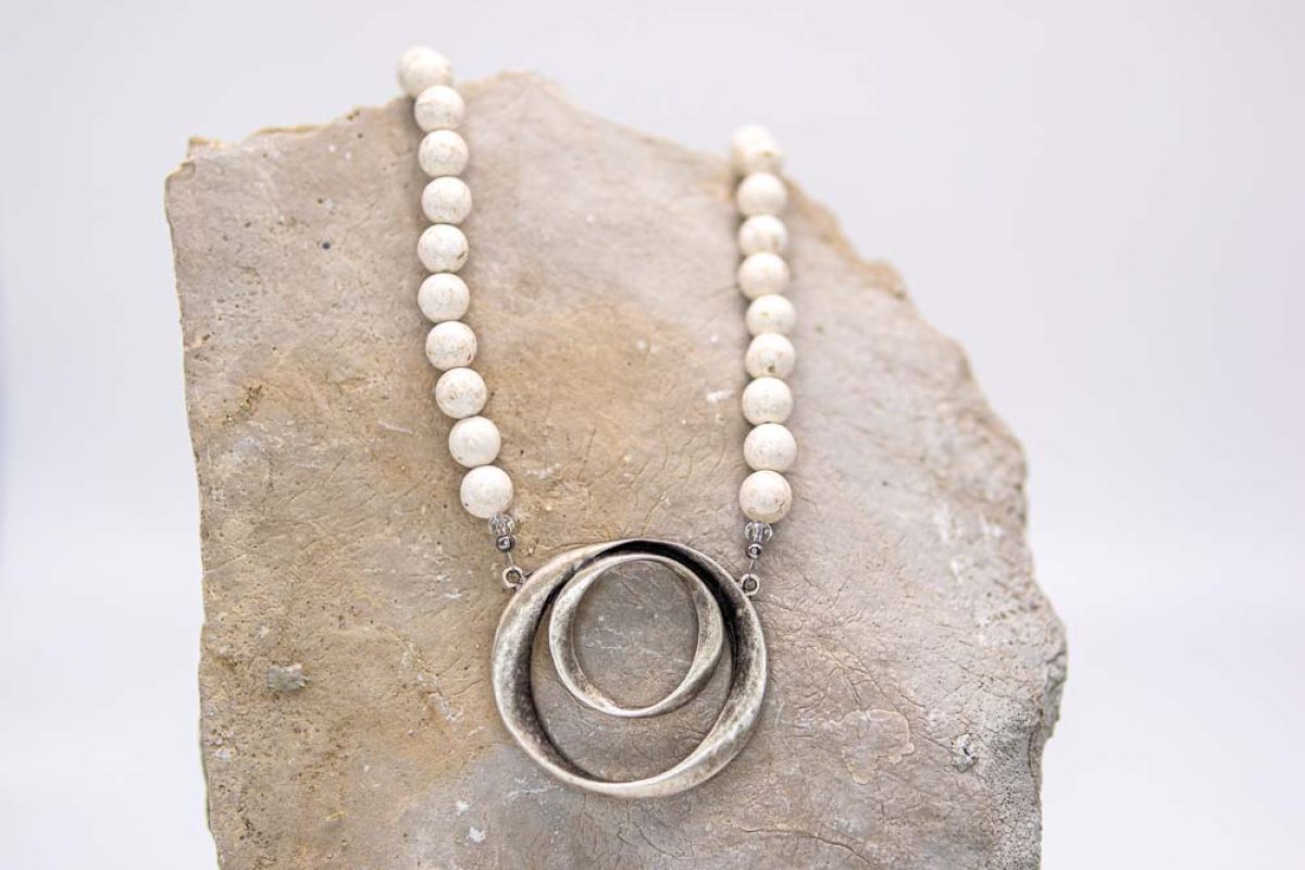 Handmade necklace - Croatian Limestone - Art Shop Unique
