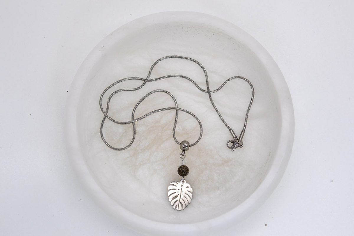 Handmade necklace - Croatian Limestone - Art Shop Unique