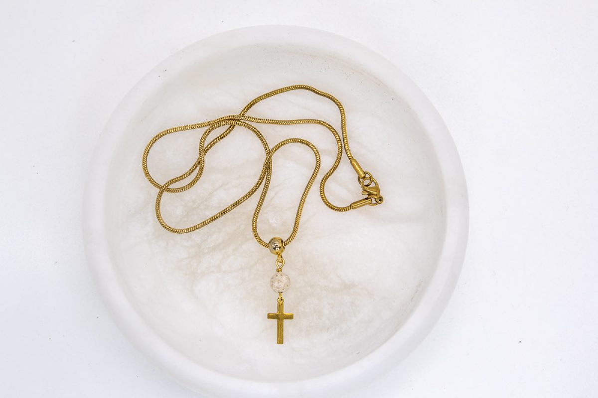 Handmade necklace - Croatian Limestone - Art Shop Unique