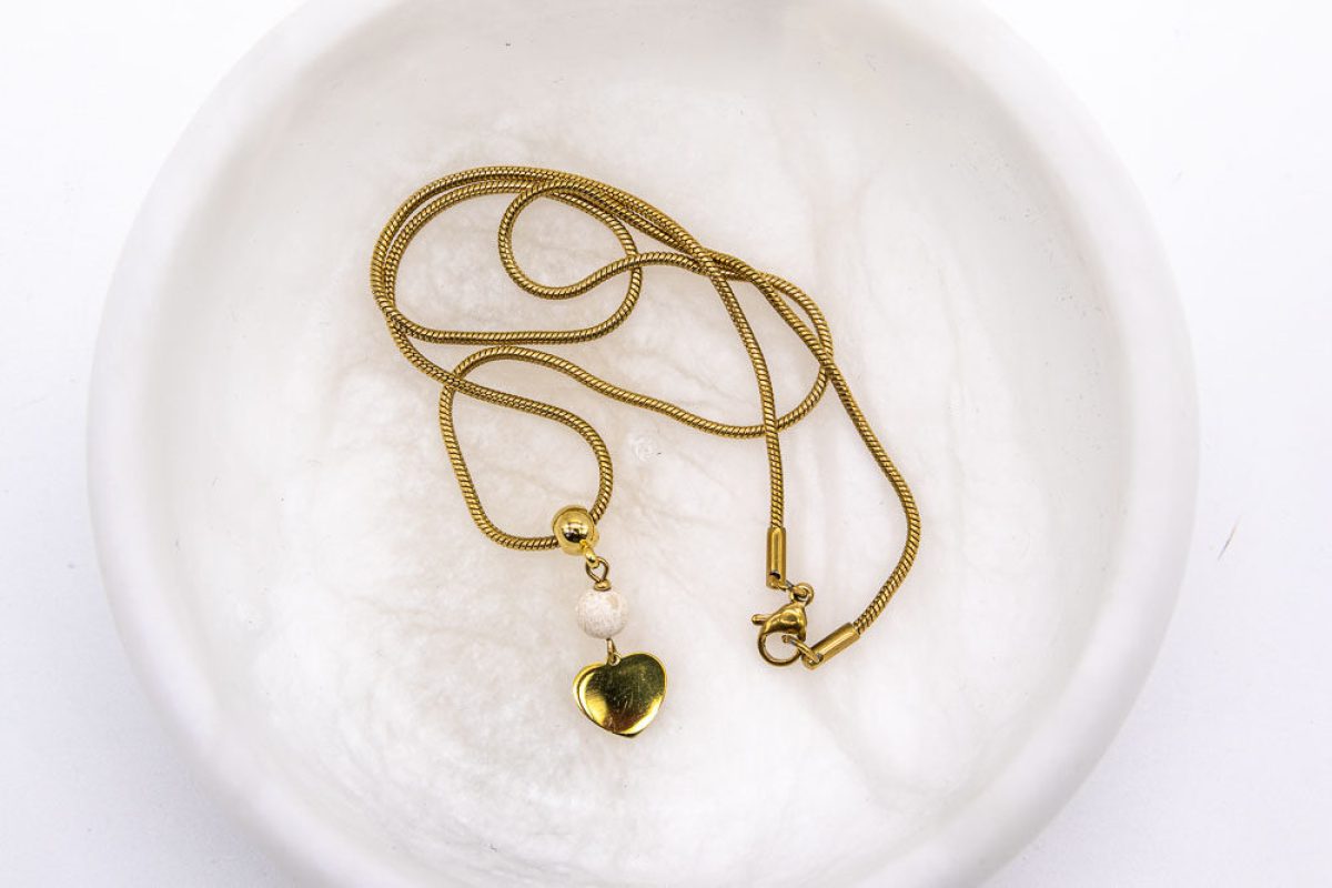 Handmade necklace - Croatian Limestone - Art Shop Unique