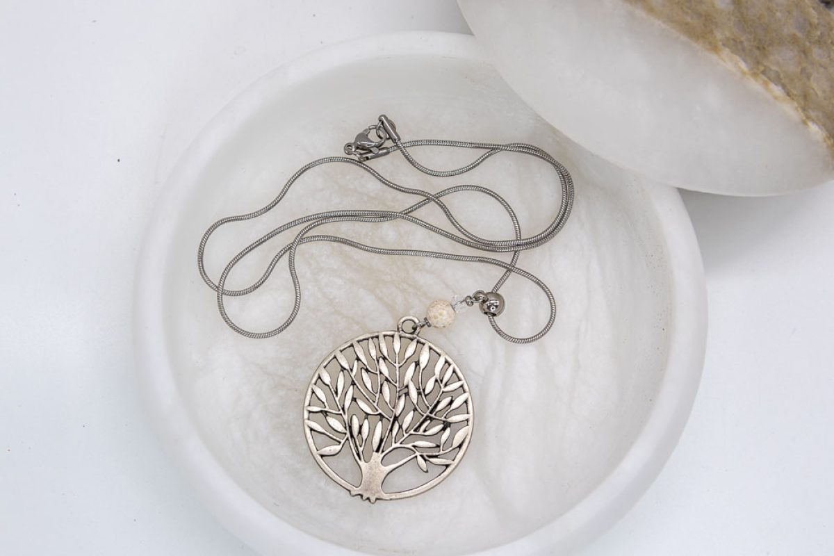Handmade necklace - Croatian Limestone - Art Shop Unique